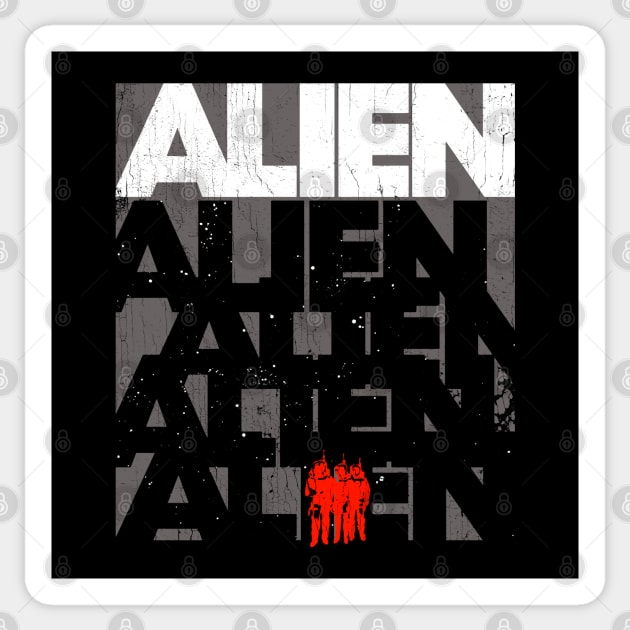 Alien Sticker by Vamplify